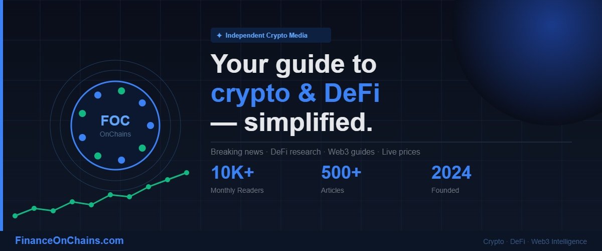 FinanceOnChains - Your guide to crypto and DeFi